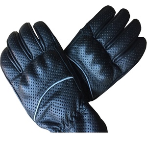 Guantes de Carreras Cortos de Motocross Unisex de Cuero Genuino con Logotipo Personalizado de Alta Calidad, Protección Rígida en los Nudillos, Keven Impex KI-602 Full - Product Image 5