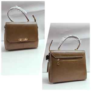 Bolso de Hombro de Cuero Genuino para Mujer, Ligero, Gran Capacidad, Detalle de Cadenas, Portátil para Oficina, Viajes, Uso Diario, Compras - Product Image 2