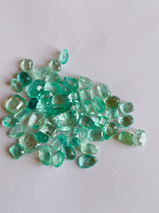 Piedras Preciosas de Esmeralda Colombiana Natural, Certificadas por IGI, Calidad AAA, Color Verde Lustroso, 5-10 mm, para Joyería, Precio Económico - Product Image 3
