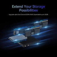 Maxtang V1605B Mini Pcs Pantalla a través de DP Fanless Windows 10 Mini Gaming Pc Procesadores AMD Linux Mini Pc