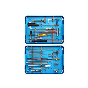 Juego de Instrumentos para Placa de Trauma DHS DCS con Mecanismo de Autobloqueo, Fijación de Fracturas, Tornillo Dinámico para Cadera y Placa Condilar de Grip Surgical - Product Image 1