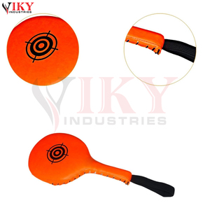 Almohadilla de golpeo de Taekwondo de doble cara, duradera, de cuero, personalizable, de alto impacto, para entrenamiento profesional, MMA y fitness - Product Image 3