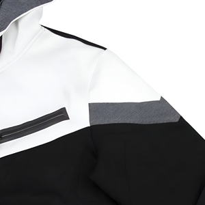 Sweat à capuche en coton molletonné surdimensionné pour homme, personnalisé, entièrement zippé, imprimé, respirant, idéal pour l'hiver, à prix abordable - Product Image 6