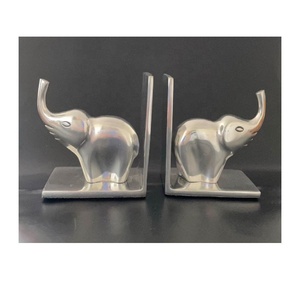 Silver Aluminum Bird Unique Bookend Home & Office <b>Decoration</b> <b>Book</b> End Metal Study Desk Organizer <b>Book</b> Shelve Gift for <b>Book</b> Lover - Product Image 5