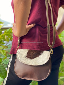 Nouvel arrivage de sac à main en cuir de fourrure pour femmes sac à main élégant en cuir véritable sac à provisions sac en fourrure de vachette - Product Image 4