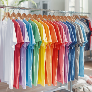 Camisetas Lisas de Algodón 100% para Mujer, Todos los Colores, Camiseta Básica de Manga Corta Sin Estampado con Personalización OEM ODM - Product Image 5