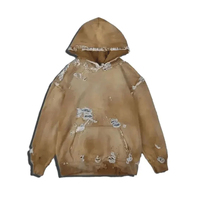 Nouveaux sweats à capuche pour hommes de haute qualité, à prix bas, en coton 100%, style tendance, effet usé