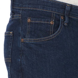 <b>Men</b>’s Dark Indigo Raw Denim <b>Jeans</b> Straight Leg Selvedge Style Heavyweight Cotton Denim Pants OEM Custom Wholesale - Product Image 2