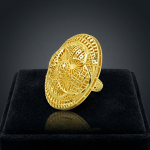 Wholesale 14K18K24K Micron Gold Plated Forming <b>Finger</b> <b>Ring</b> Traditional <b>Finger</b> <b>Rings</b> Dubai Style Bridal Fashion <b>Rings</b> Oro Joyeria - Product Image 2