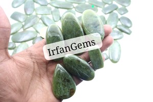 Gorgeous Top Grade Quality 100% Natural Serpentine Oval Shape Cabochon Loose Gemstone For Making Jewelry Wholesale Lot - Product Image 3