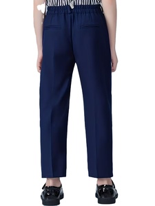 Unisex High School Uniform Trousers 100% Cotton Canvas Spring Autumn & Summer Styles Student Performance Formal Single Piece - Product Image 3