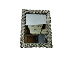 High Quality Decorative <b>Silver</b> Metal Rope Design Photo <b>Frame</b> Elegant Tabletop Braided Border Picture <b>Frame</b> for Home Wholesale - Product Image 1