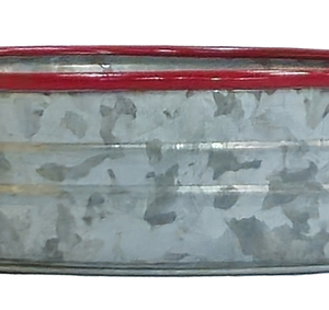 Panier à bananes en métal galvanisé Cuvette suspendue avec bordure rouge-Crochet incurvé Parfait pour la présentation des fruits Fruits Décoration intérieure - Product Image 4