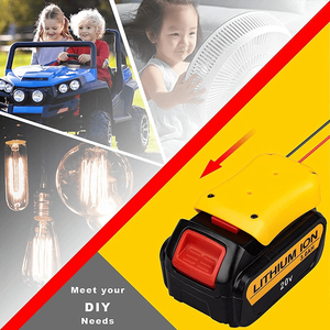 Connecteur d'alimentation DIY Adaptateur de batterie Dock pour DeWalt 18V/20V Max Batterie Accessoires pour outils électriques - Product Image 4