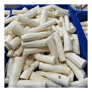 Yuca congelada IQF producida a partir de trozos de raíz de yuca natural para cocinar al vapor y para uso en procesamiento de alimentos, origen Vietnam. - Product Image 1