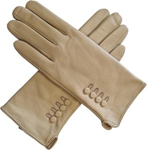 Women's Genuine Soft Leather fashion <b>Gloves</b> - Product Image 3