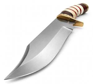Custom Handmade Fixed Blade Outdoor Utility <b>Knife</b> Wood <b>Bone</b> <b>Handle</b> with Leather Sheath - Product Image 3