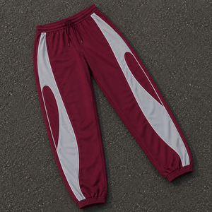 Survêtement de jogging réfléchissant en nylon avec logo personnalisé, coupe-vent pour homme, ensembles en nylon avec bandes blanches, vestes pour homme - Product Image 6