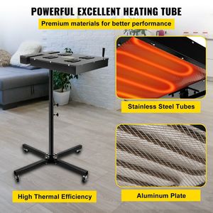18x18Inch Flash Dryer for T-<b>Shirt</b> Cur Electrical Control Box Screen Printing Dryer Adjustable Stand Flash Dryer Screen <b>Printers</b> - Product Image 3