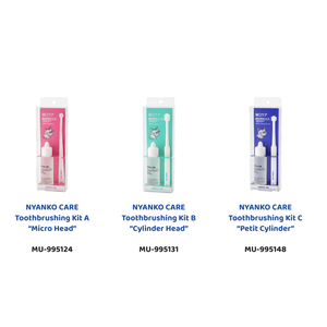 mind up <b>Toothbrushing</b> Kits 2-in-1 (<b>For</b> <b>Cats</b>) Petit Cylinder - Product Image 1