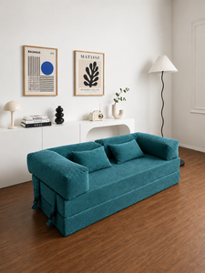 Modern Minimalist Tosca <b>Sofa</b> Bed Smart Three <b>Seat</b> Upholstered Padded Arms Soft Loose Back Living Room Bedroom Hotel Villa - Product Image 3