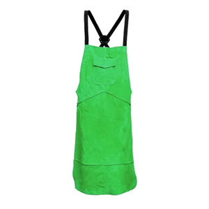 Premium Quality Cowhide Split Leather Sleeveless <b>Apron</b> Durable Industrial Body Protection Fire Resistance Spark Heat Features - Product Image 4