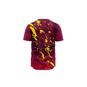 Maillot de baseball personnalisé pour hommes et femmes, respirant, grandes tailles, impression par sublimation, uniforme de baseball, service OEM - Product Image 2