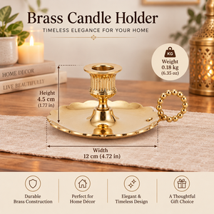 Candelabro Colgante de Latón con Cadena, Soporte para Velas Cónicas Hecho a Mano, Bandeja Decorativa de Metal, Decoración Vintage para el Hogar, Venta al por Mayor - Product Image 5