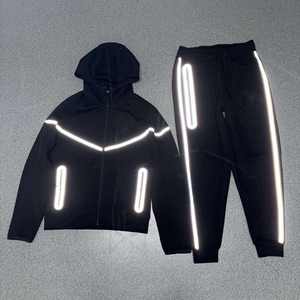 Customized Casual Wear Men Regular Fit Hooded Solid Tracksuit Drawstring Sports Set 100% Quality Warm Winter <b>Jogging</b> Breathable - Product Image 6