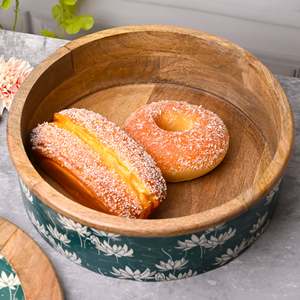 หม้อปรุงอาหารทำจากไม้ที่มีลักษณะเป็นดอกบัวหรูหรา - Product Image 1