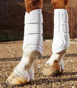 Botas Profesionales de Alta Calidad para Caballos, de Mezclilla, con Soporte Completo para el Flequillo, Acolchado Absorbente de Impactos, Logotipo Personalizado Disponible - Product Image 4