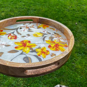 Plateau en bois pour la restauration, meilleure qualité, best-seller, durable, écologique, pour servir, décoratif, pour la maison, la cuisine, design et style - Product Image 4