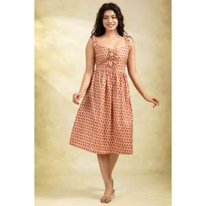 Vestido Corto de Algodón para Mujer, Estilo Boho Chic, Vestido de Verano Ligero, Atuendo Casual para la Noche - Product Image 2