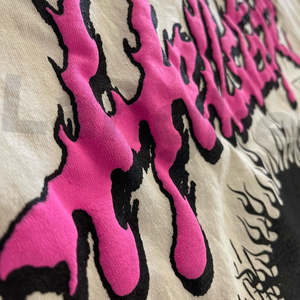 Camiseta de Cuello Redondo de Algodón Grueso con Estampado de Moda, Diseño Personalizado para Camisetas con Estampado 3D en Relieve para Hombre - Product Image 4