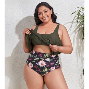 Traje de Baño Personalizado Solid Trader, Bikini Cover Up Ligero, Protección Solar, Transpirable, Ropa de Vacaciones, Talla Grande, Ropa de Playa para Mujer - Product Image 2