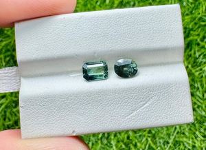 Piedras preciosas de zafiro azul verdoso natural, piedras sueltas para la fabricación de joyas, anillos, colgantes, pendientes, piedra de alta calidad - Product Image 2