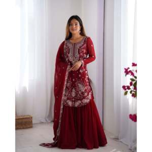 Women's Beautiful Top-Bottom and Fancy Dupatta Set for Parties - Product Image 3