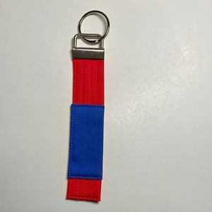 พวงกุญแจเข็มขัดสีส้มดำพร้อมห่วงโลหะสำหรับฝึกศิลปะการต่อสู้ - Product Image 5