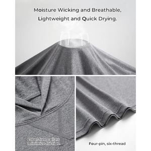 Chemises de pêche anti-humidité personnalisables, extensibles, UPF 50+, manches longues, vêtements marins pour la pêche en bateau côtier - Product Image 3