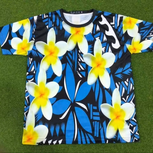 Nouvel Arrivage T-shirt Homme Noir Personnalisé Motif Tribal Polynésien Chuuk Impression par Sublimation sur le Devant Haute Qualité Vente en Gros - Product Image 1