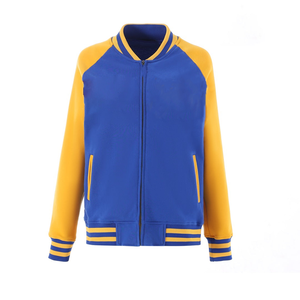 Chaqueta Universitaria de Lana Sigma Gama Rho con Bordado de Logotipo Personalizado, Color Azul Rey y Dorado, para Mujer, Resistente al Viento, Calefactable, 100% Lana - Product Image 5