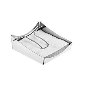 Support à mouchoirs en acier inoxydable au design élégant, accessoire de salle de bain, porte-serviettes en papier - Product Image 2