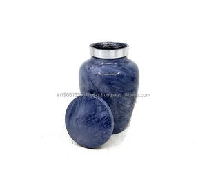 Venta al por mayor hecha a mano mini metal aluminio cremación urna recuerdo hecho a mano para adultos y cenizas de bebé suministros funerarios - Product Image 1