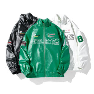 Blouson Bomber Homme Personnalisé en PU Léger, Imperméable et Respirant pour l'Été - Product Image 3