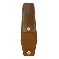 Étui de poche en peau de mouton pure pour rasoir à double bord affûtage support Protection étui à outils de sécurité