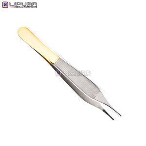 Pinzas Manuales ADSON con Puntas Serradas TC Quirúrgicas 4.75 para Manipulación de Tejidos Delicados, Estándar de Seguridad MOL, Instrumentos Médicos Quirúrgicos - Product Image 6
