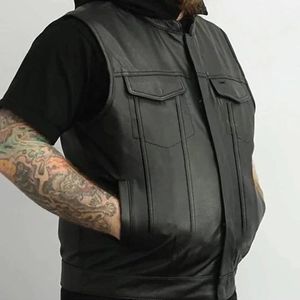 Gilet en cuir Live To Ride - Product Image 2