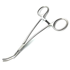 Pinza de Oclusión Tangencial DeBakey Satinsky Atrauma de 20 cm (8.25 Pulgadas) de Doble Ángulo para Vena Cava, Uso Quirúrgico, Manual, Clínico, Médico - Product Image 6