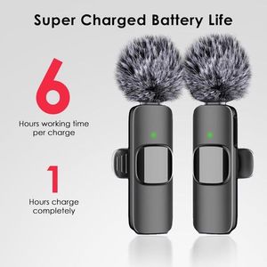 2-Pack Wireless Microphone for iPhone iPad Android Lavalier Video Recording Mic Crystal Clear Sound for All Devices - Product Image 4