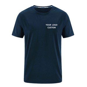 Camiseta de Punto de Algodón 100% de Alta Calidad para Hombre, con Logotipo Personalizado, Transpirable, Ecológica, Diseño Sólido para Verano, Ropa Deportiva - Product Image 2